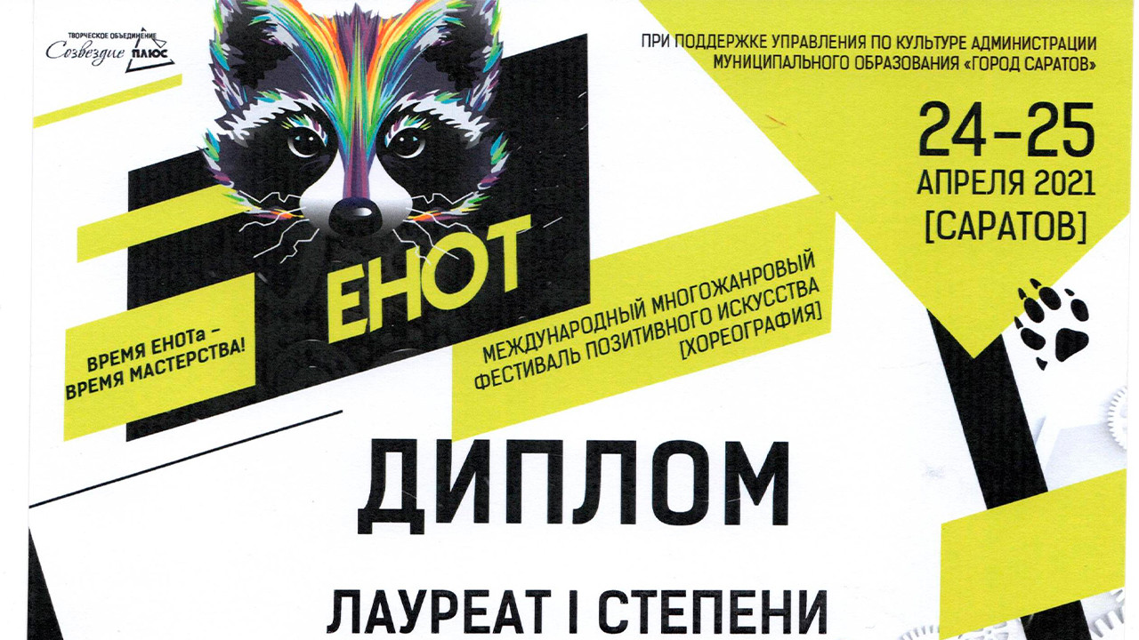 Международный многожанровый фестиваль позитивного искусства «Енот»